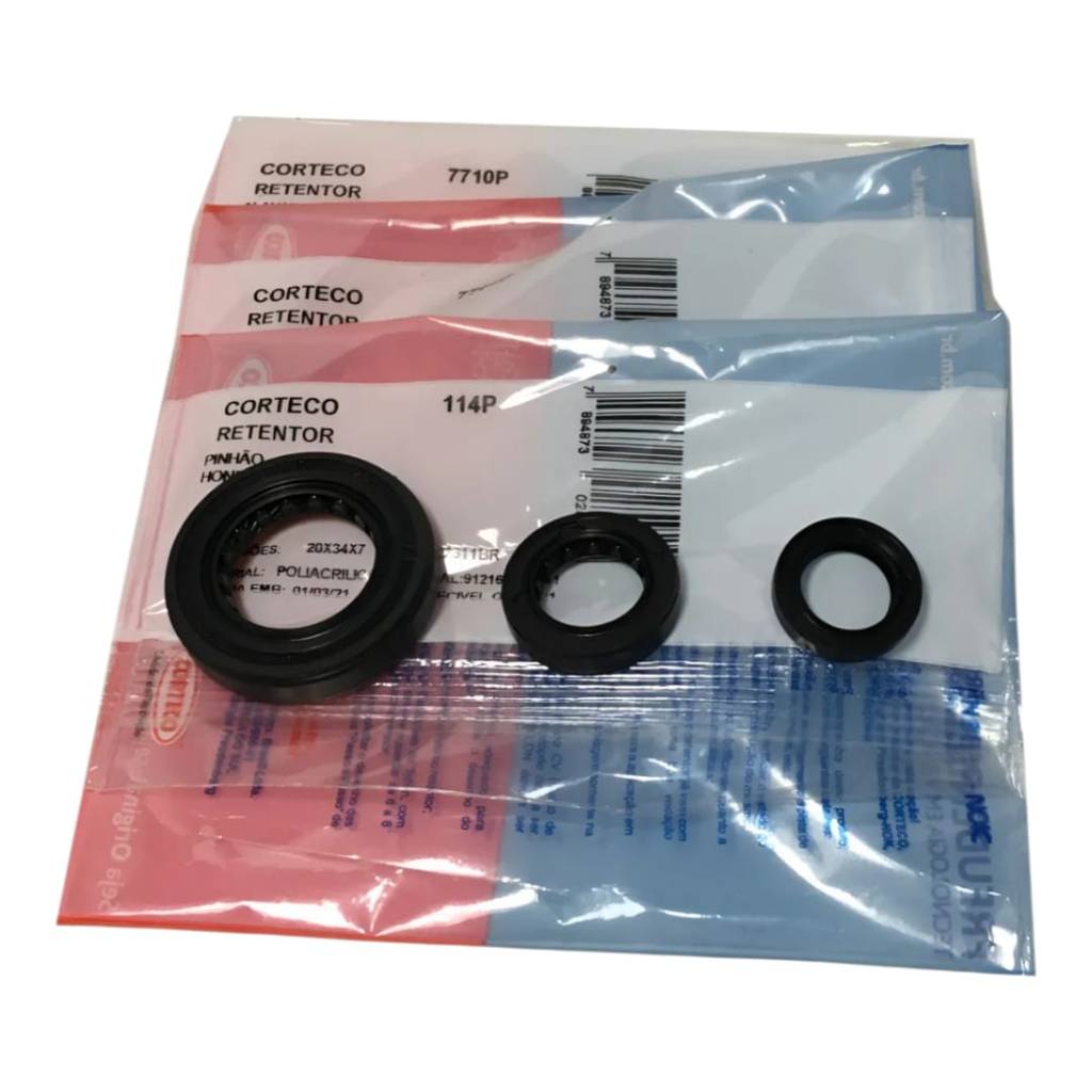 Kit Retentores Motor Cg 150 / 160 Tit Fan Pinhão Câmbio Embr
