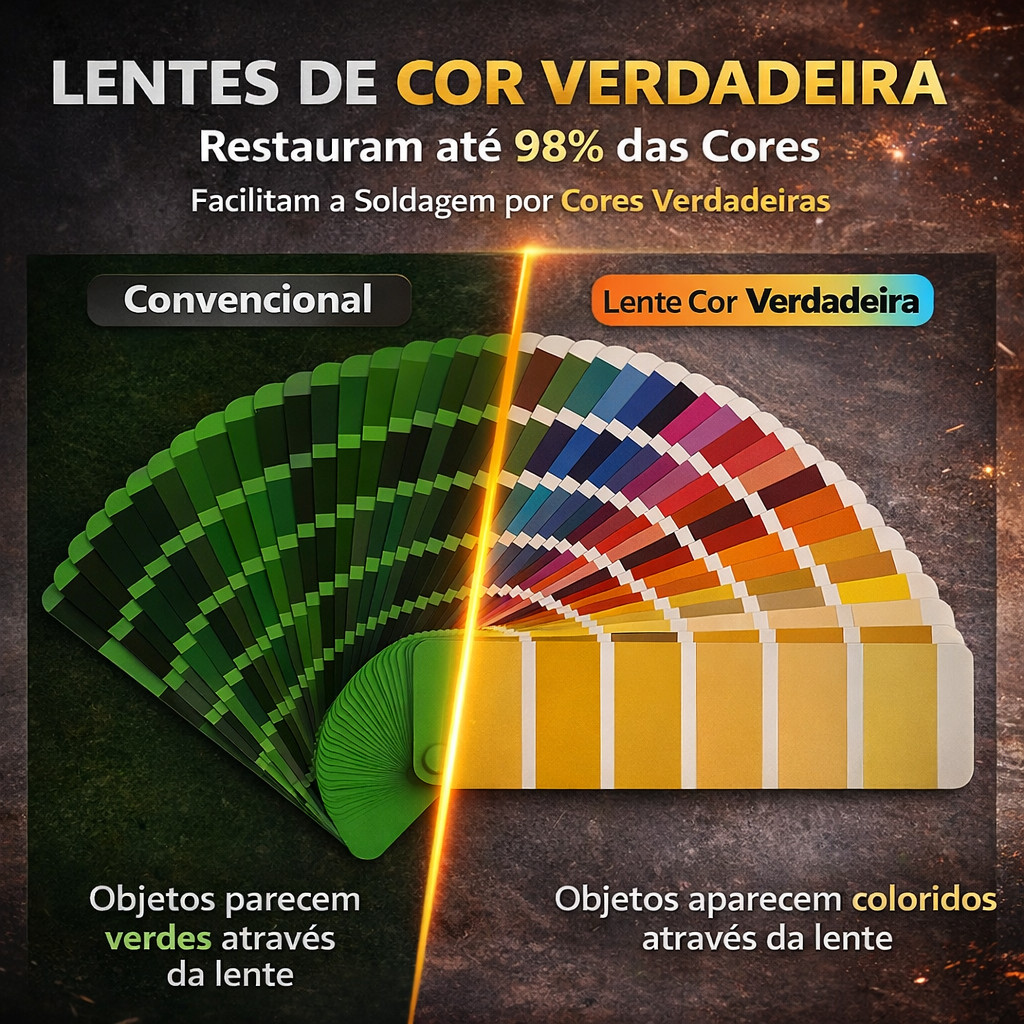 Óculos De Soldagem Anti-reflexo Com Escurecimento Proteção — imagem 2 de 2