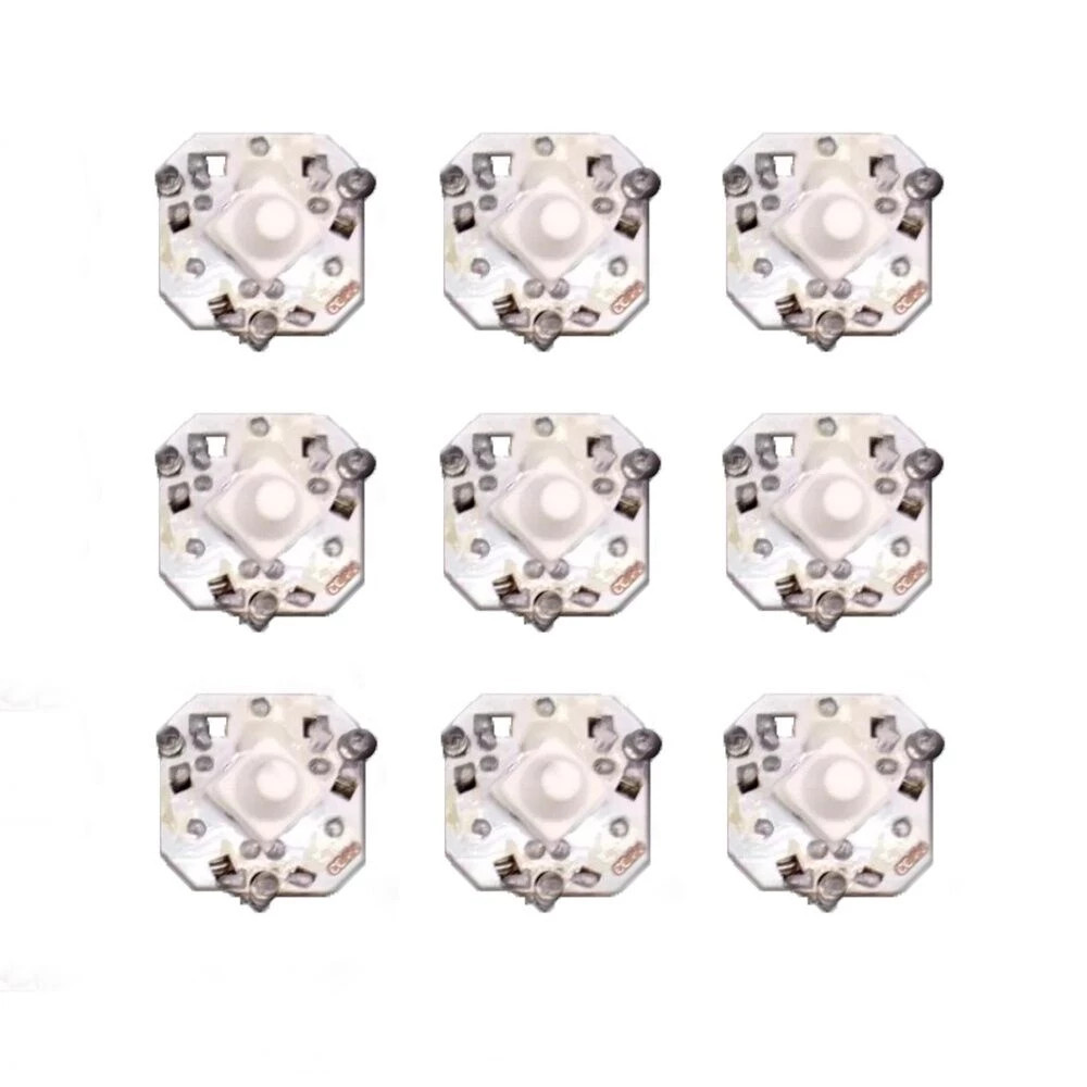 Kit Com 15/25/35/45 Peças Botão De Led Para Festas Copo Miolo De Led Pisca Pisca Atacada