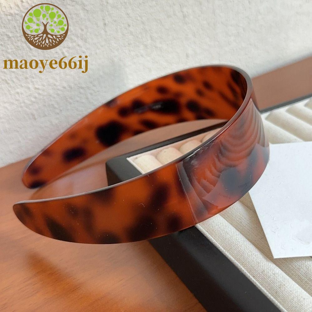 MAOYE66 Faixa De Cabeça De Leopardo , Cocar De Ácido Acético , Cabelo Retrô , Argola Estilo Coreano De Café Francês em Oferta na Shopee