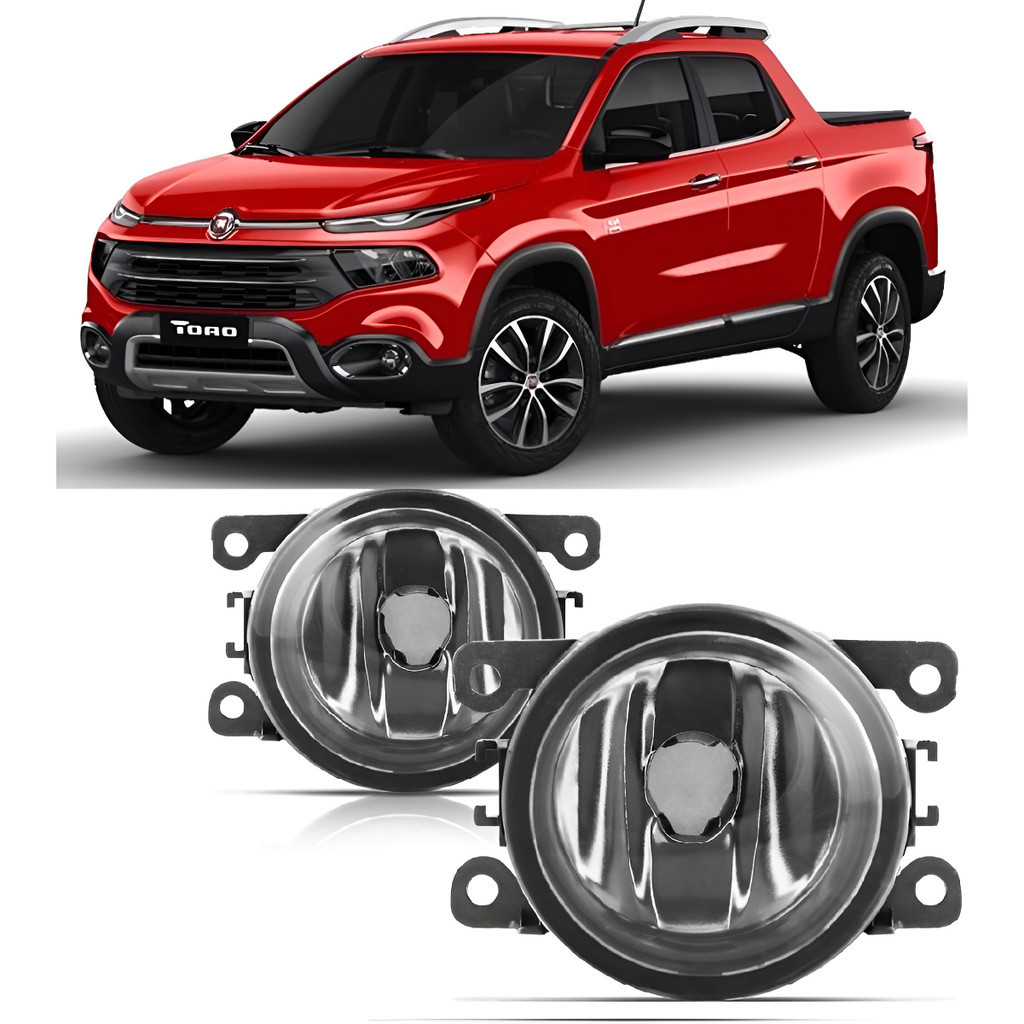 Farol De Milha Universal Fiat Toro 2016 2017 2018 2019 2020