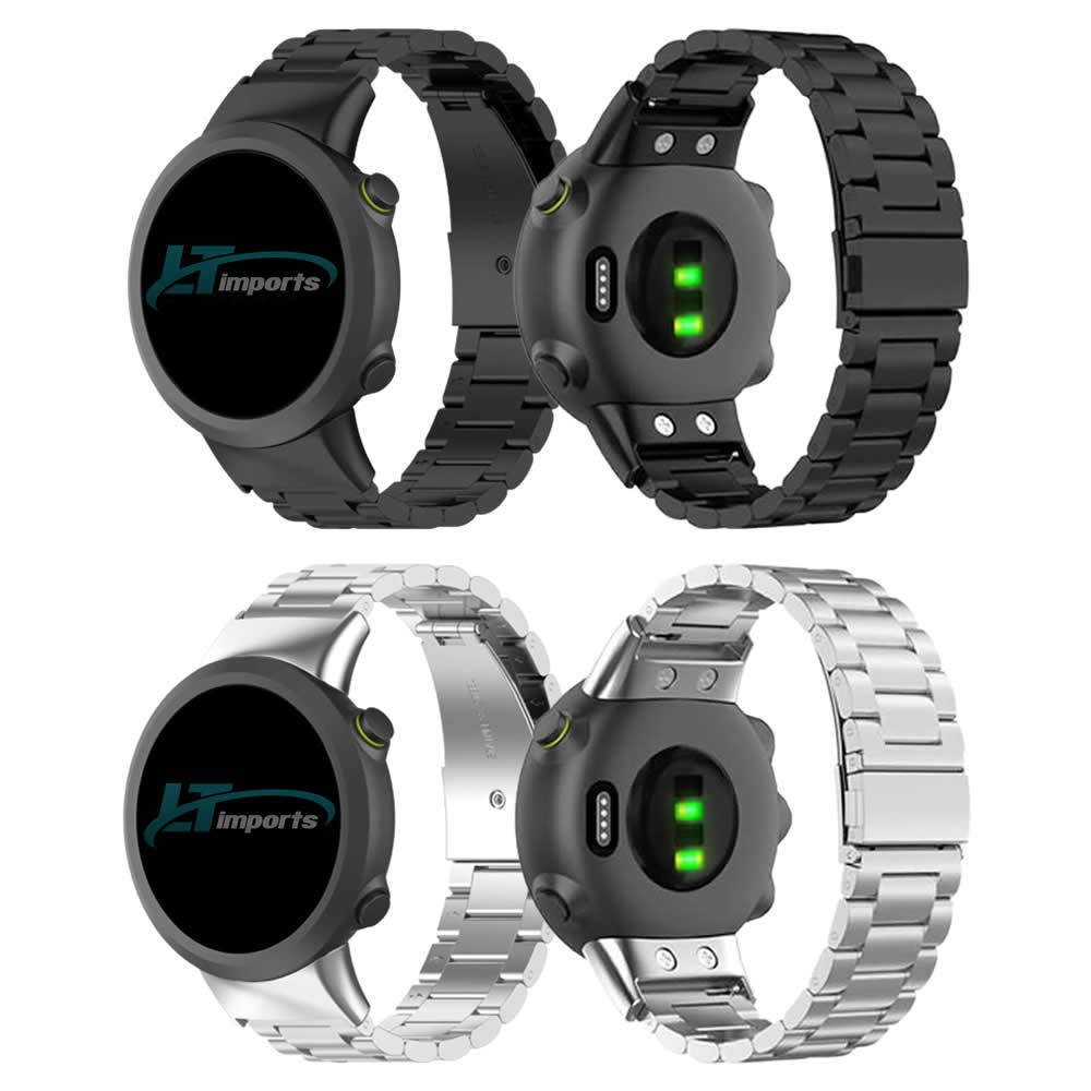 Pulseira Metal 3 Elos compativel com Garmin Forerunner 45 / Forerunner 45S / Garmin Swim 2