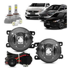 Kit Farol Milha Neblina Fiat Argo Cronos 2017 A 2022 + Led