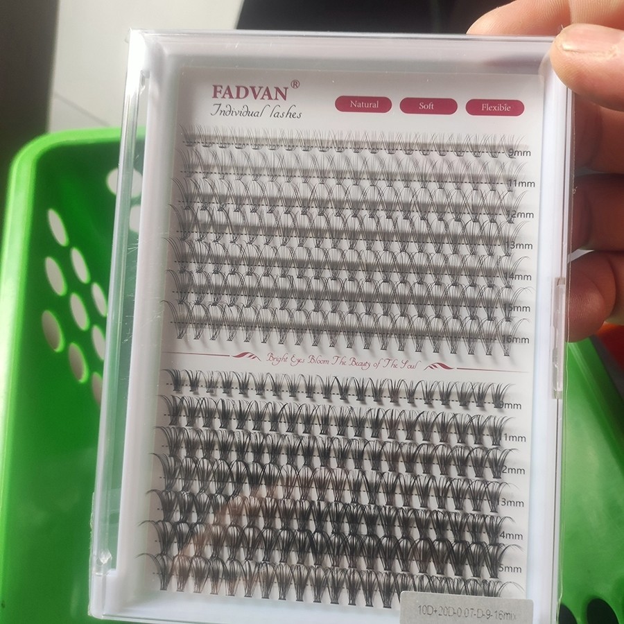 Cílios FADVAN Tufinhos Com Design Realista Para Aplicação Natural em Oferta na Shopee