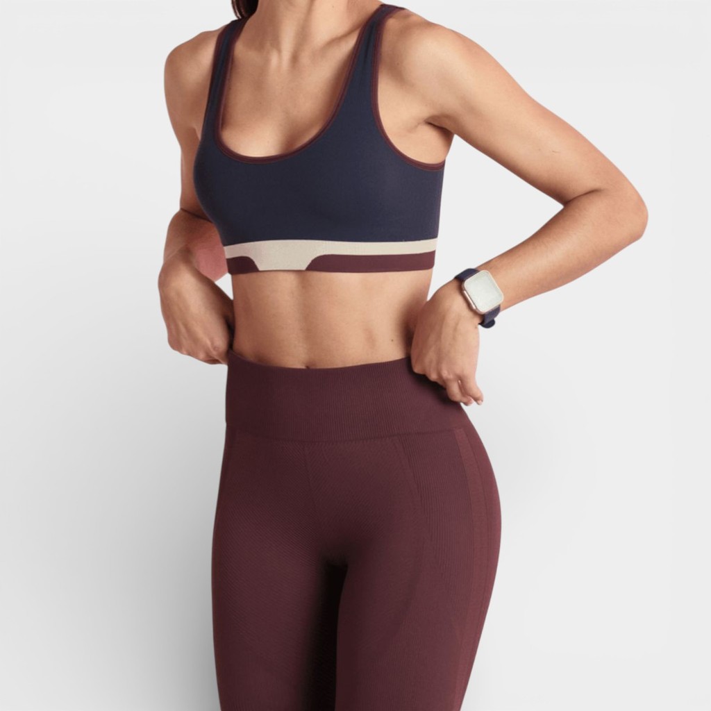 Top Esportivo Lupo LSport Seamless Dupla Face - Marinho e Vinho em Oferta na Shopee