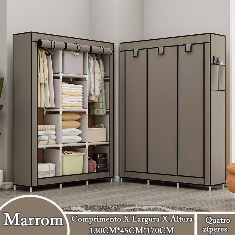 Guarda Roupa Dobravel Armario Desmontavel Para Organizador De Roupa  Boa Qualidade Zon