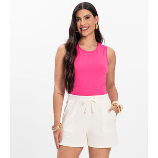 Regata Feminina em Ponto Roma Rovitex Rosa em Oferta na Shopee