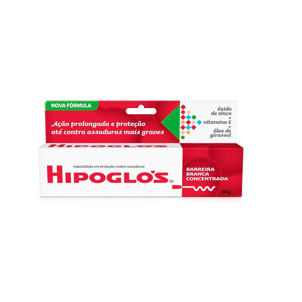 Hipoglos Pomada Contra Assaduras 40g em Oferta na Shopee
