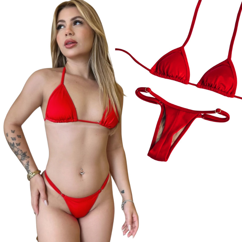 biquini fita para marquinha de praia cortininha verão moda gringa

