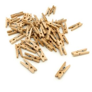 Mini Pregador Prendedor de Madeira Cru Natural 2,5 cm para Fotos Artesanato Scrapbook Lembrancinhas em Oferta na Shopee