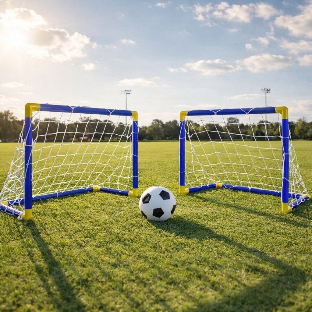 Kit Futebol Golzinho Mini Trave Rede e Bola brinquedo Kids Toys em Oferta na Shopee