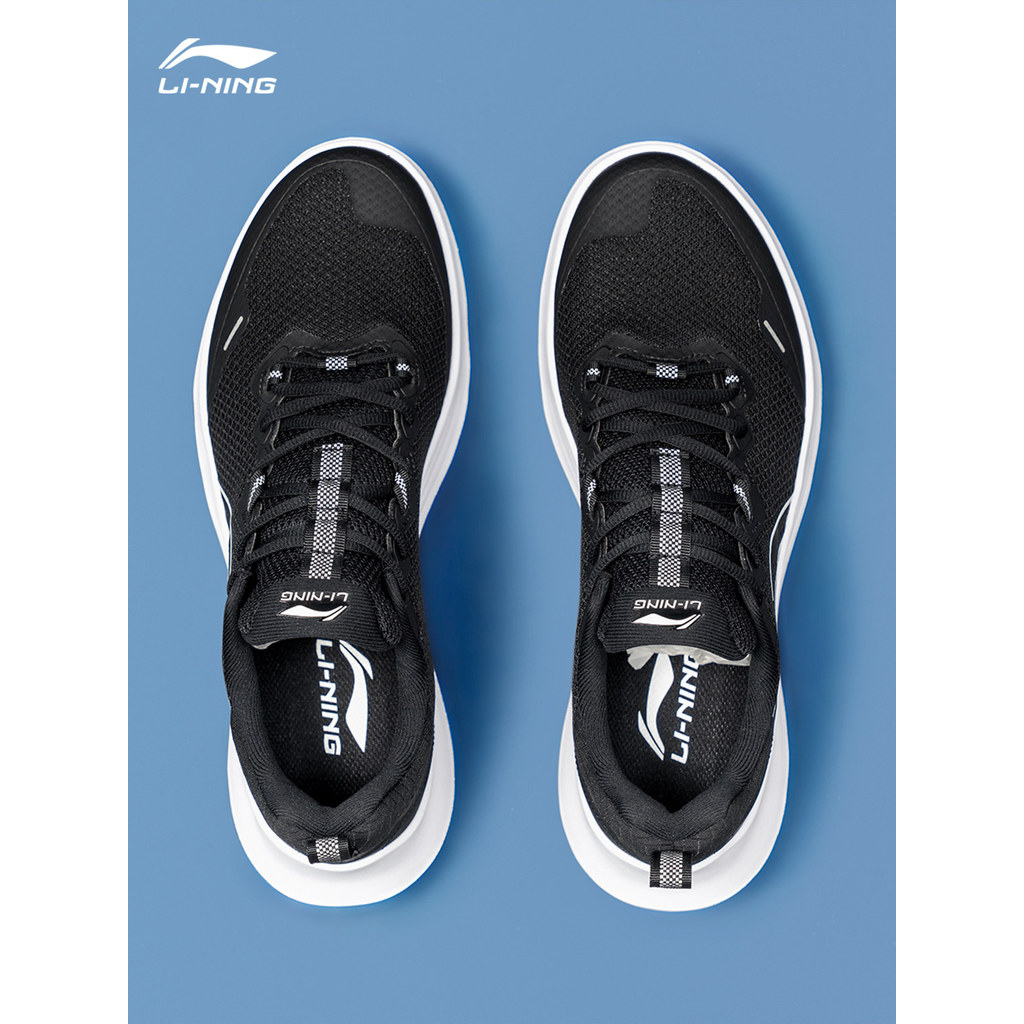 Li Ning tênis de corrida masculino outono respirável 2026 novo estilo tênis de corrida masculino malha genuína sapatos e