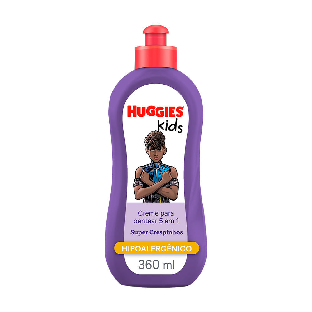 Creme para Pentear Huggies Kids 5 em 1 Super Crespinhos 360ml em Oferta na Shopee