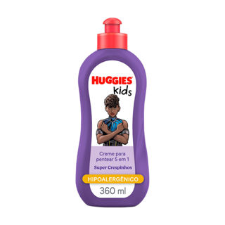 Creme para Pentear Huggies Kids 5 em 1 Super Crespinhos 360ml em Oferta na Shopee
