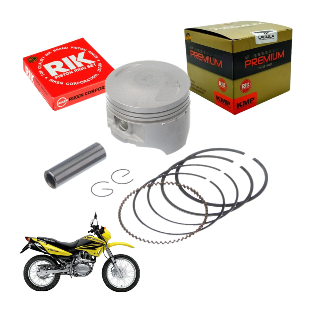 Kit Pistão Anel Bros 150 OHC 2.50 3.00 3.50 4.00 Competição