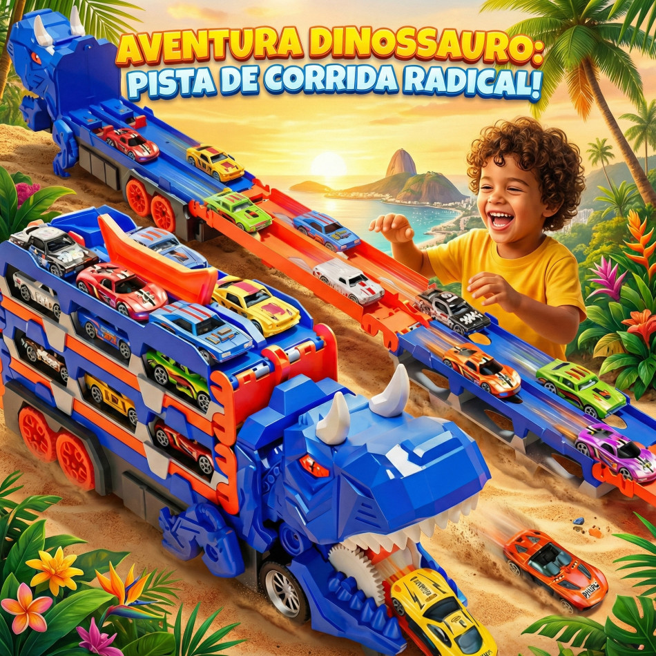 Caminhão Dinossauro Dino Engole Carrinhos Brinquedo Infantil Menino Kit Presente em Oferta na Shopee