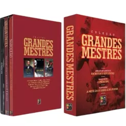Box 3 livros Grandes Mestres | Abraham Lincoln | Maquiavel O Príncipe | Napoleão A Arte da Guerra