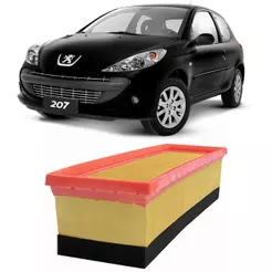 Filtro Ar Peugeot 207 Hoggar 1.4 8v 2008 A 2014 Mann-filter