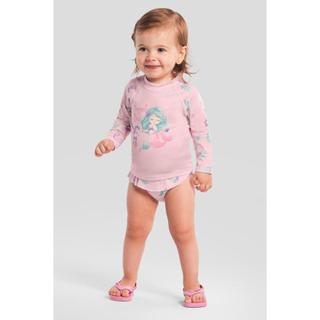 Biquíni infantil menina em malha UV Brandili em Oferta na Shopee