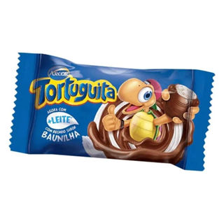 Chocolate Arcor Tortuguita Recheio Baunilha 15,5g em Oferta na Shopee