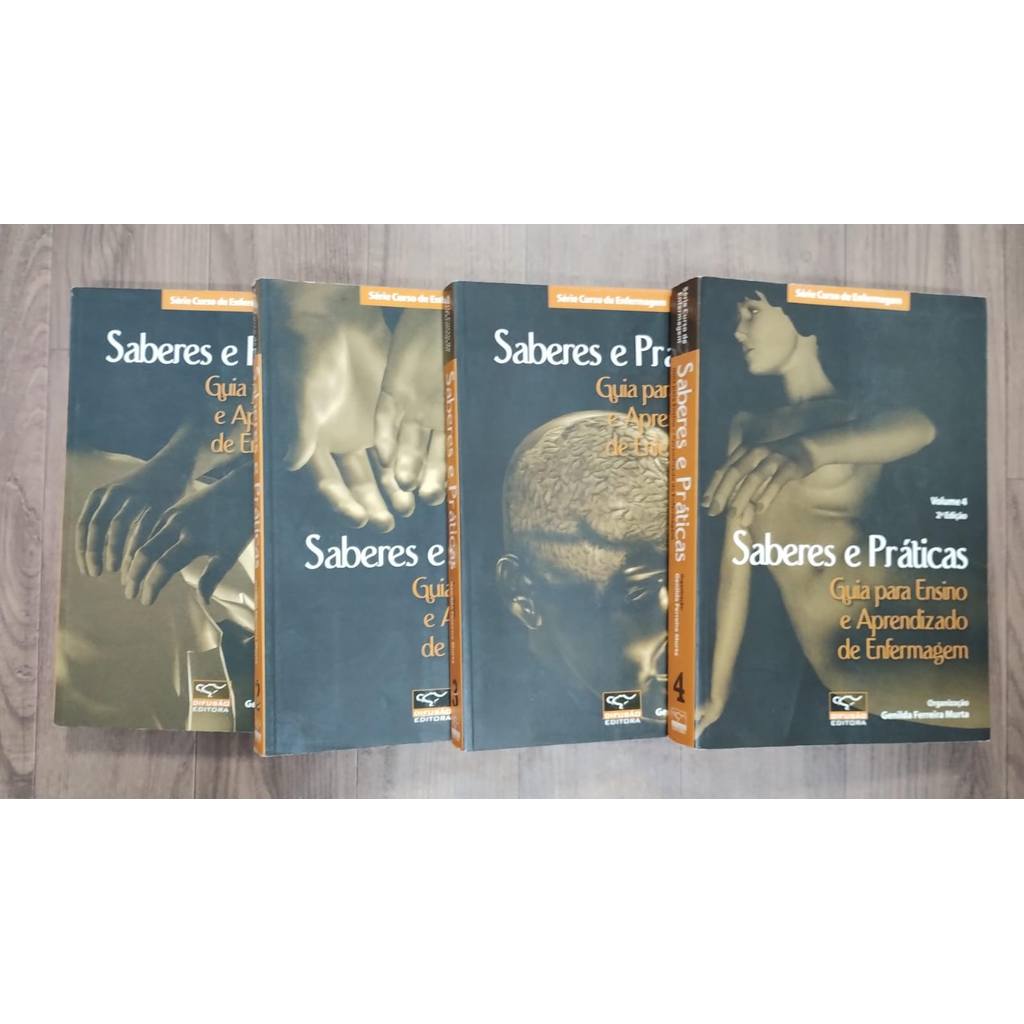 Saberes e Práticas - Guia Para Ensino e Aprendizado de Enfermagem 3 Vol. - Org. Genilda Ferreira Murta