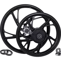Rodas Liga Leve Biz 125 2006 Até 2024 Freio A Disco Modelo Pé De Galinha (PAR)