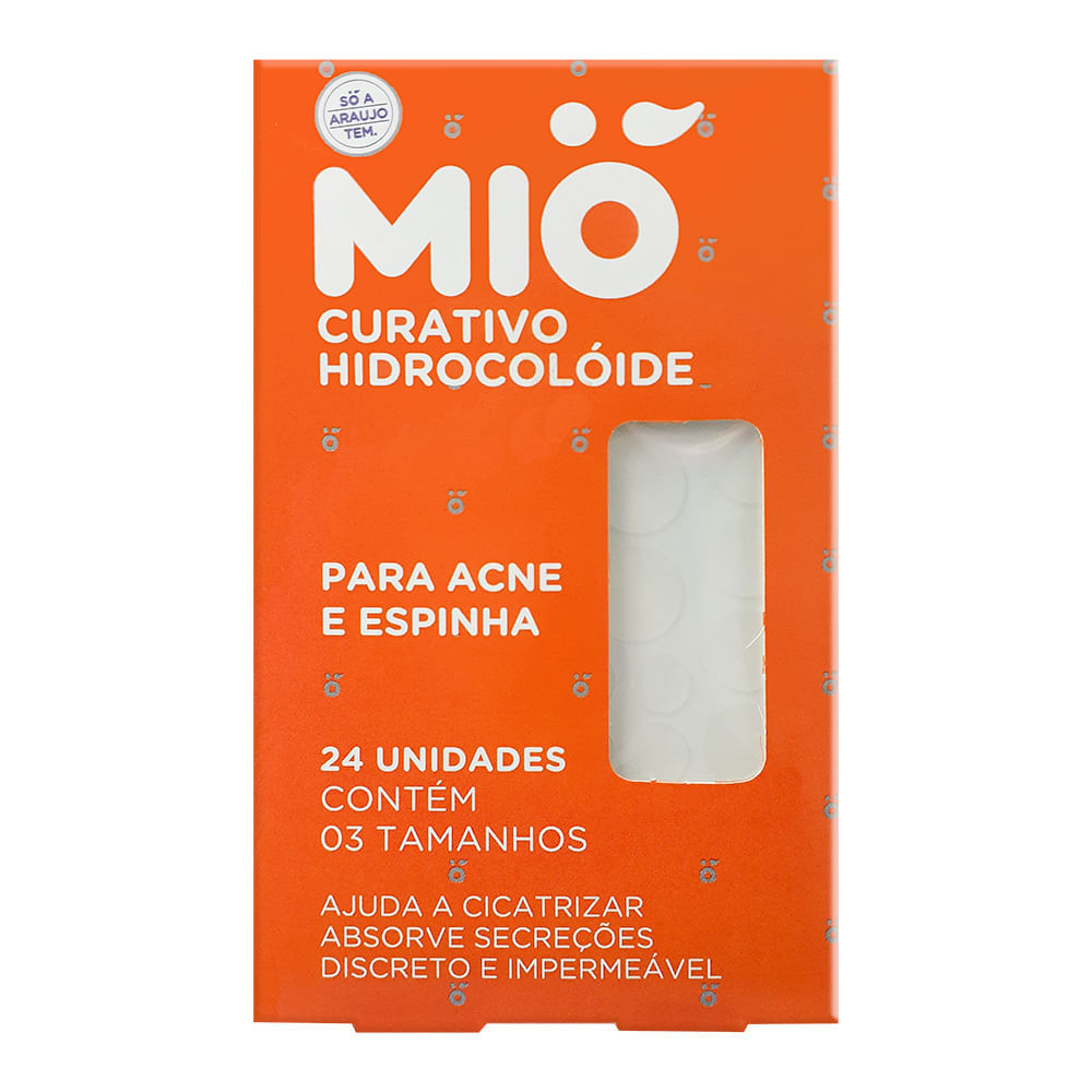 Curativo Hidrocolóide Mió para Acne e Espinha 24 Unidades em Oferta na Shopee