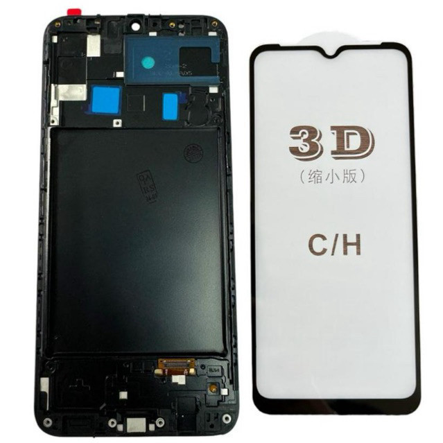 Tela Frontal Display Completo C/aro A20 A205 Original Oled Premium + Pel 3d Envio Rápido