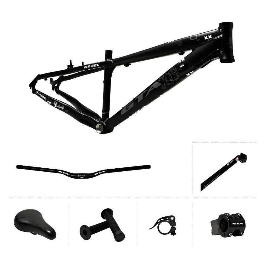 Kit Quadro Bike Gta Rebel Aro 26 Freeride  Quadro  Tam.Único