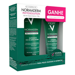 Normaderm Phytosolution Vichy Gel Intensivo 150g e Ganhe Gel Limpeza Intensiva 40g em Oferta na Shopee