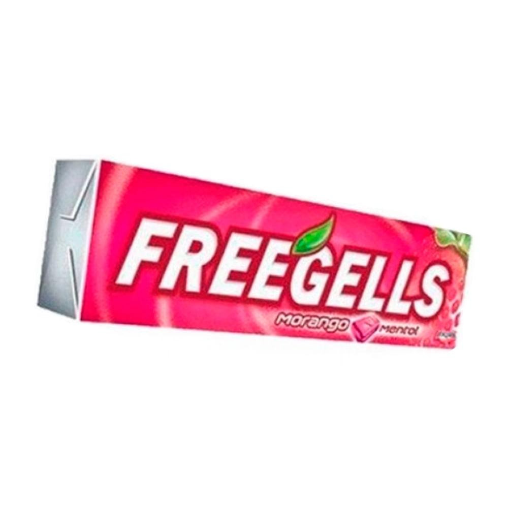 Bala Freegells Sabor Morango Drops 27,9g em Oferta na Shopee