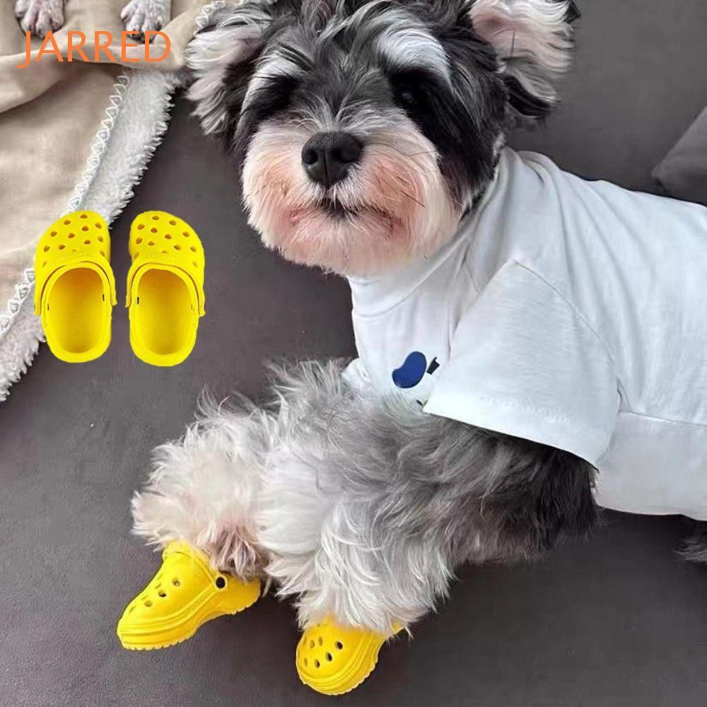 JARRED 1 Par De Sandálias Para Animais De Estimação , Sapato Antiderrapante E Respirável Cães , Botas De Chuva Em EVA Re