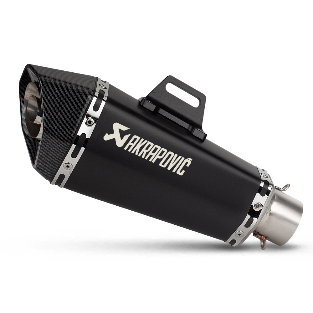 Silenciador de Escape AKRAPOVIC 51mm em Aço Inoxidável com DB Killer PRED