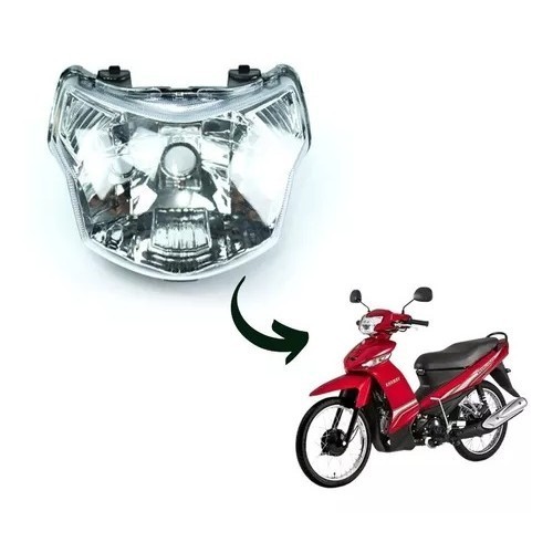 Bloco Optico Farol Moto Yamaha Crypton 115 2010 A 2016 · foto 2
