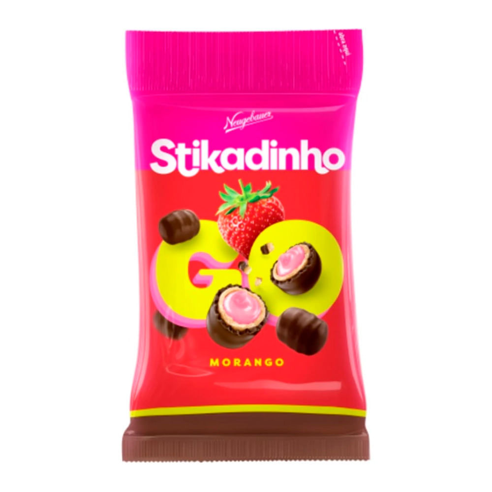 Chocolate Neugebauer Stikadinho Morango 40g em Oferta na Shopee
