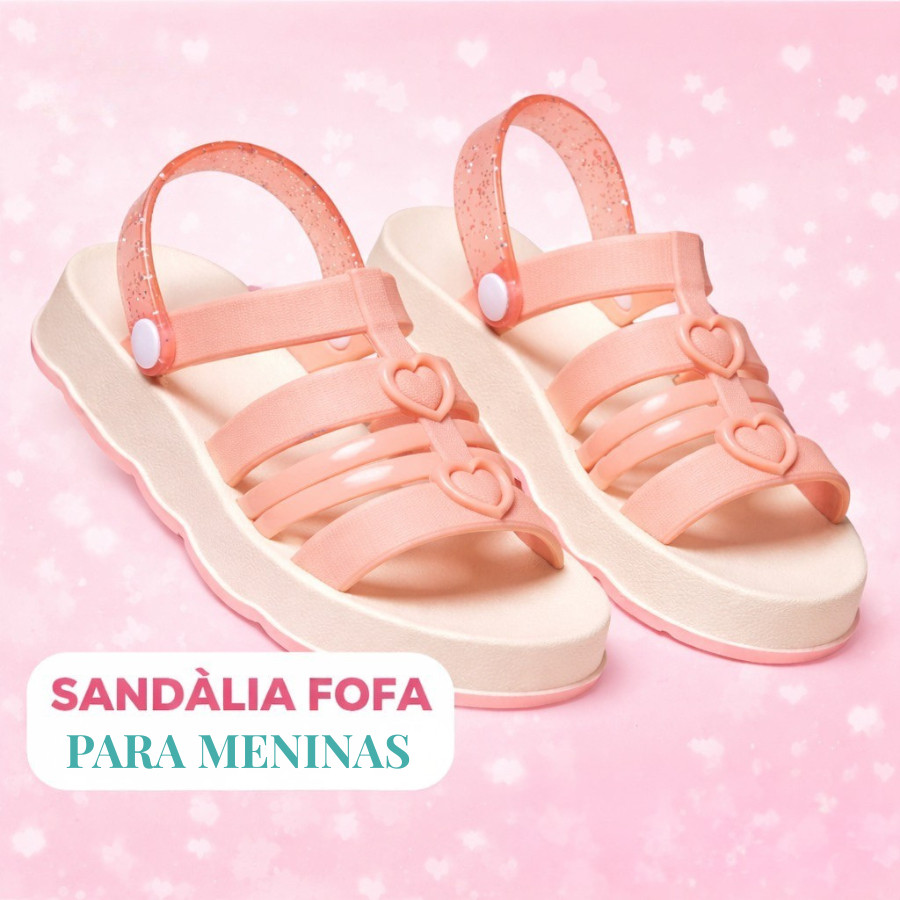 Sandália Infantil Menina Estilo e Conforto para o Dia a Dia