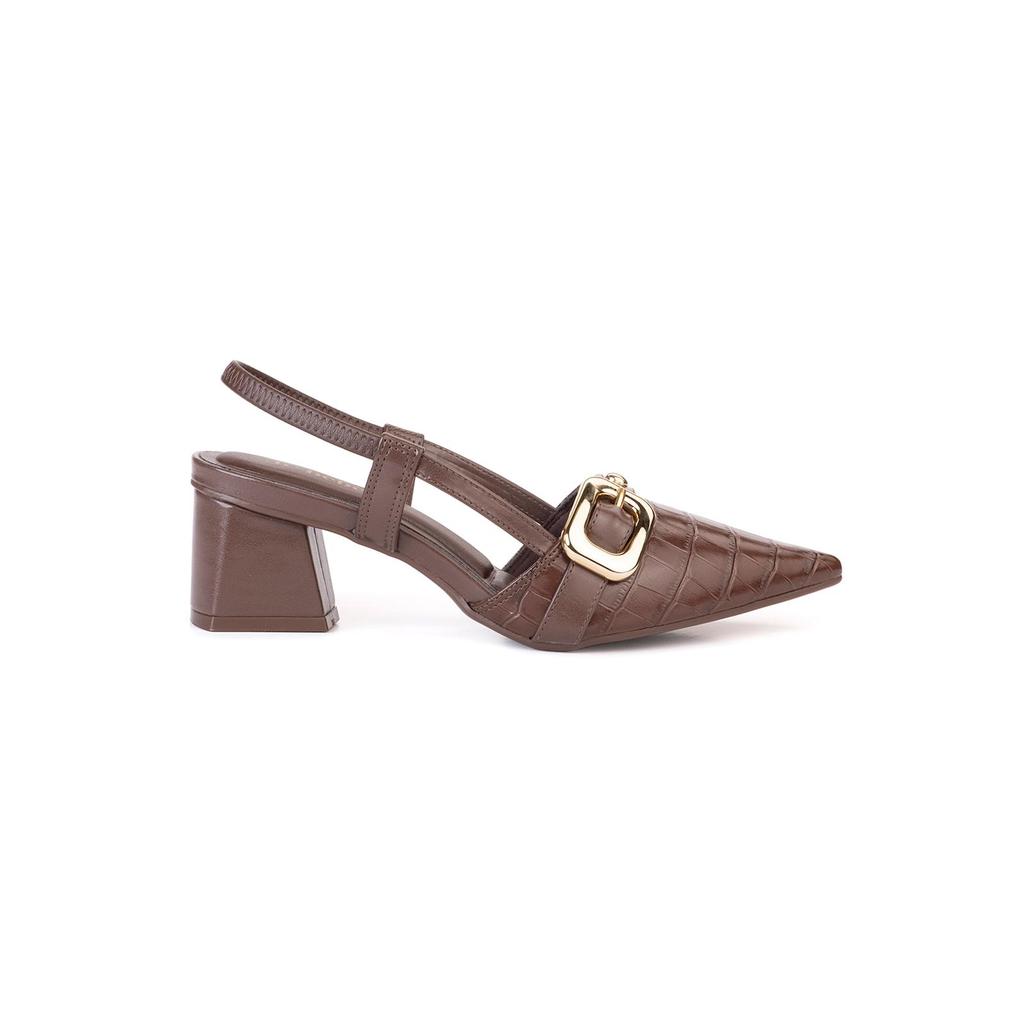 Scarpin Bebecê Slingback Mary Jane Elástica