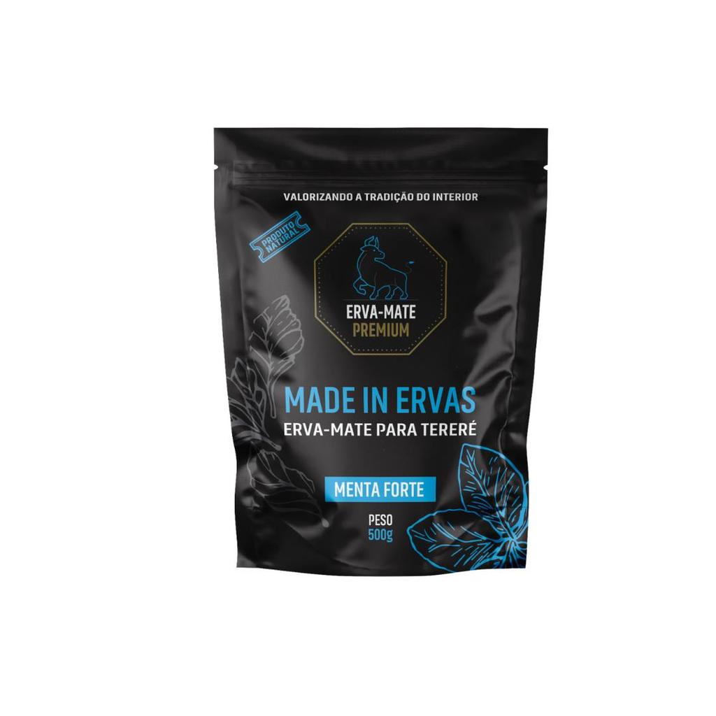 Erva Mate Tereré Premium Made in Ervas Menta Forte