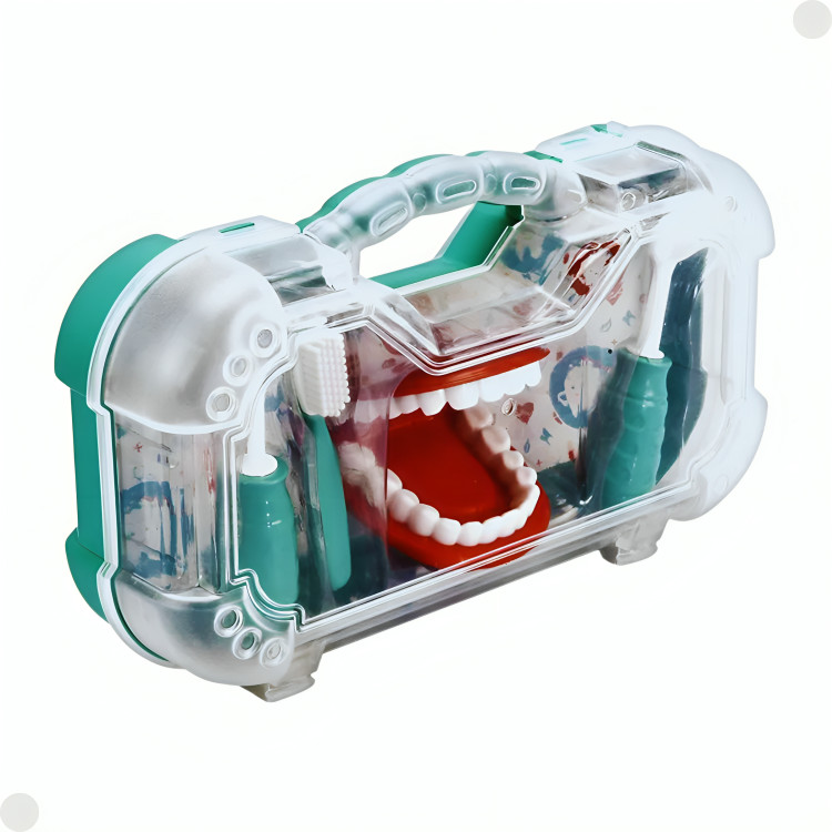 Maleta De Brinquedo Dentista Acessórios Verde 1270 Pakiplast em Oferta na Shopee