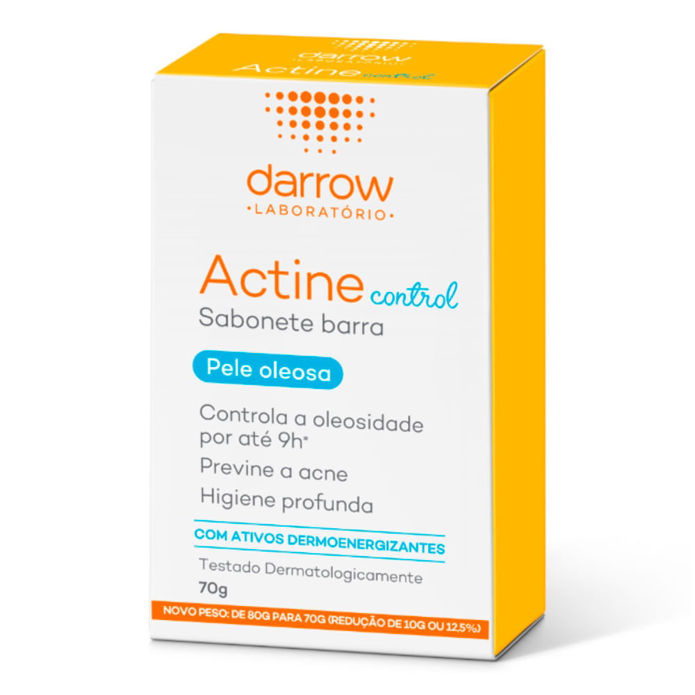 Actine Control Darrow Sabonete em Barra Pele Oleosa 70g em Oferta na Shopee
