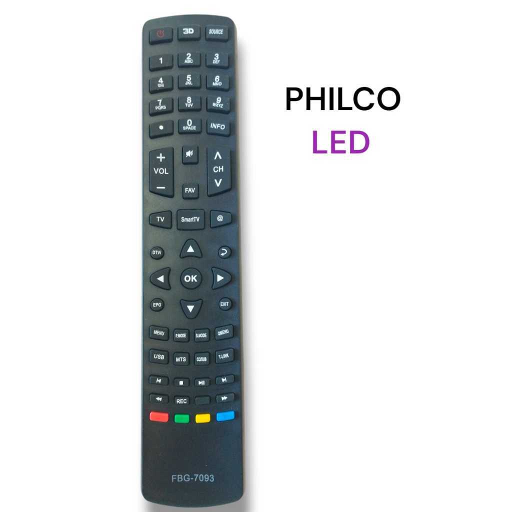 Controle Remoto Compativel Tv Phil...co PH55X57DAG 3D LED FBG-7093