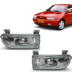 Par De Farol Milha Auxiliar P/ Volkswagen Gol Bola 1995 1999