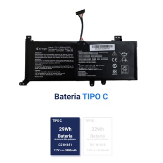 Bateria para Notebook Asus Vivobook X512FJ-EJ551T 7.7 V em Oferta na Shopee
