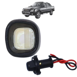 Lanterna Luz De Placa S10 2001 02 03 04 05 06 07 08 09 10 2011 Lado Esquerdo Com Soquete