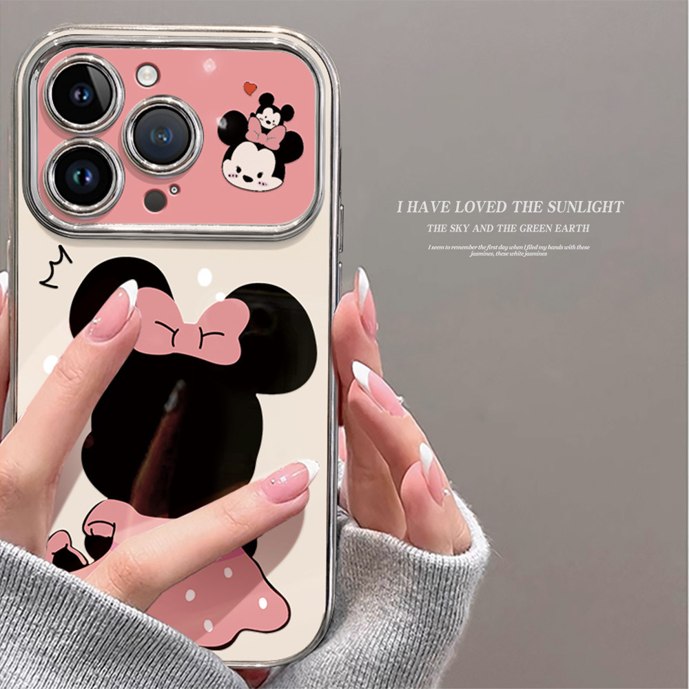 Capinha capa Mickey Mouse fofo Adequado Para iPhone 17 11 12 13 15 14 16 Pro Max XR XS Max Capa TPUchoque
