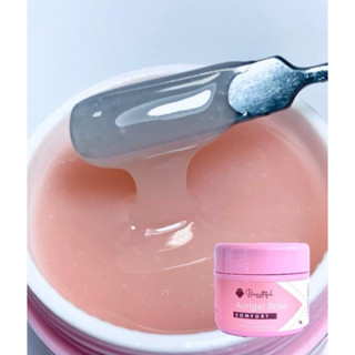 Gel Acrigel Rose 14g - Beautiful Nails- Linha Comfort- autonivelante, unhas artificiais, gel construtor, gel hard em Oferta na Shopee