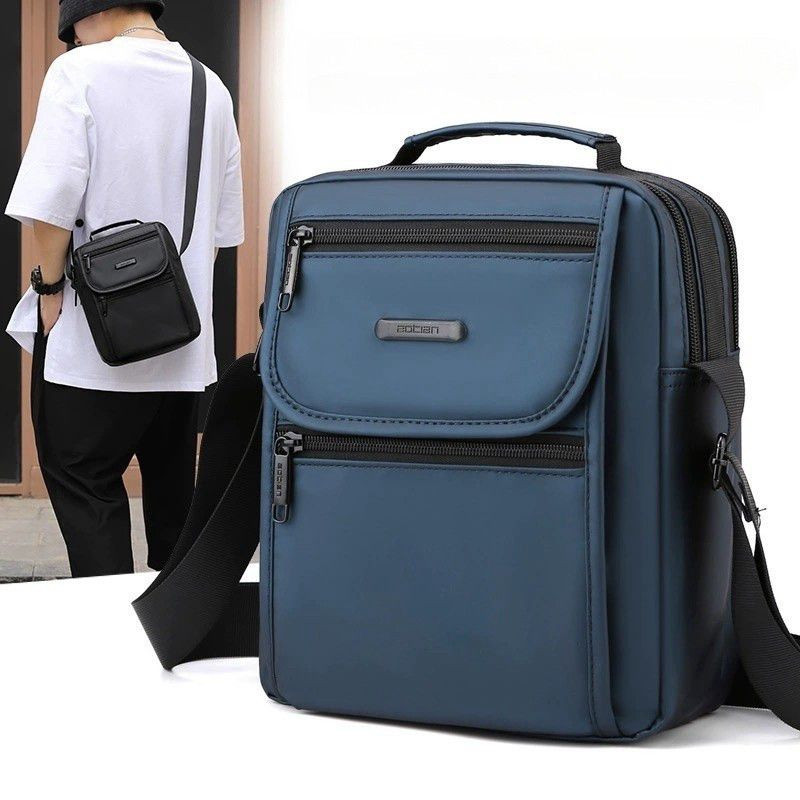 Bolsa Tiracolo Masculina De Mão Alta Capacidade Multifuncional Impermeável