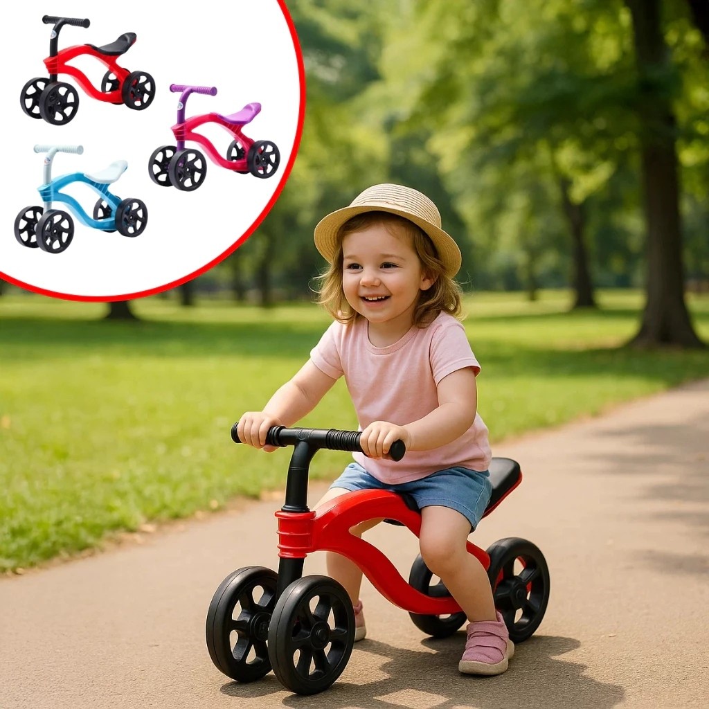 Bicicleta Infantil Criança Triciclo Patinete Motinha Passeio Andador Carrinho Rodas Bebê Brinquedo