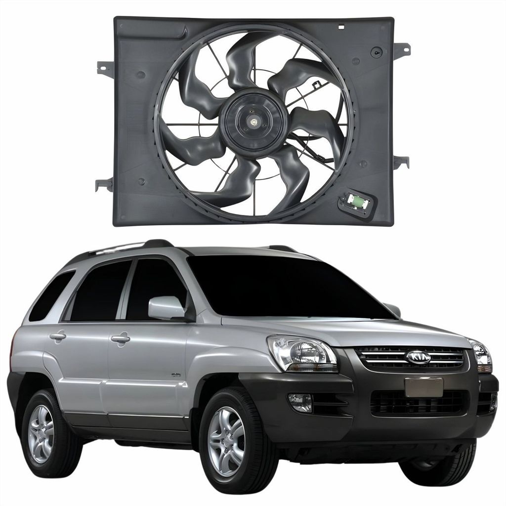 Gmv Kia Sportage 2005 Até 2010 Com Ar Condicionado Com Resistência Suporte Alto