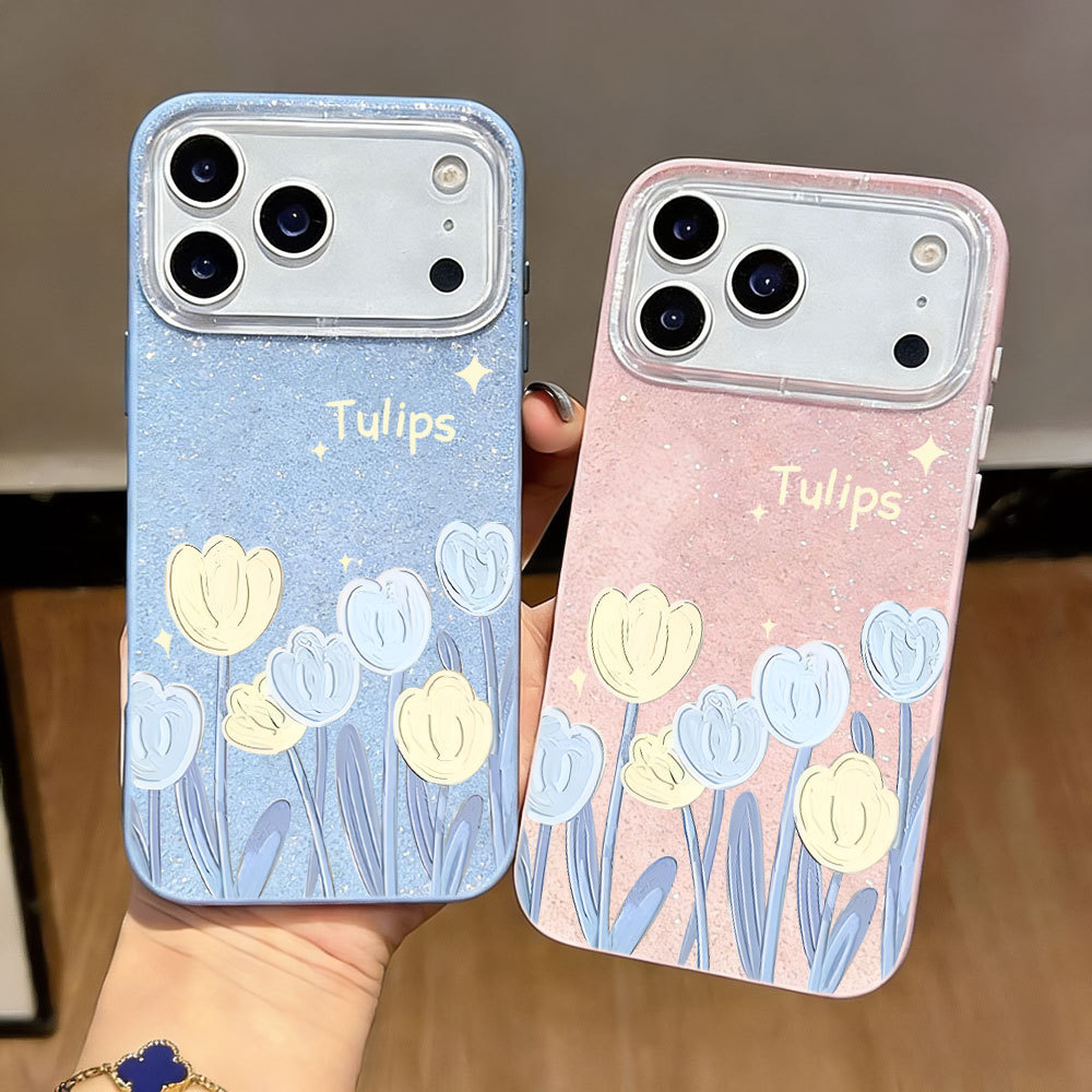 Capinha Capas Para Samsung A03 05 A06 A07 A12 A13 A14 A15 A16 A17 A20 A23 A32 A34 A36 A50 A51 Tulipa Minimalista Normal